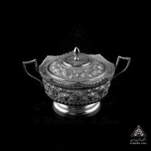قندان گل و بته نیم برجسته