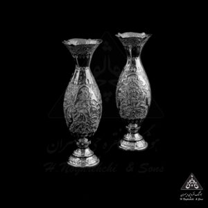 گلدان گل و مرغ