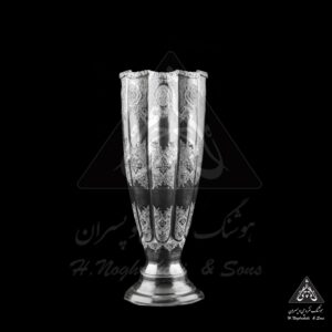 گلدان نقره گل و بته اعلا