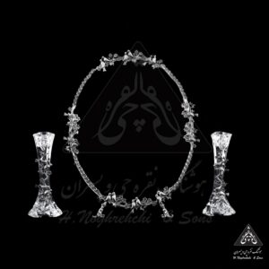 آینه و شمعدان نقره پرنده